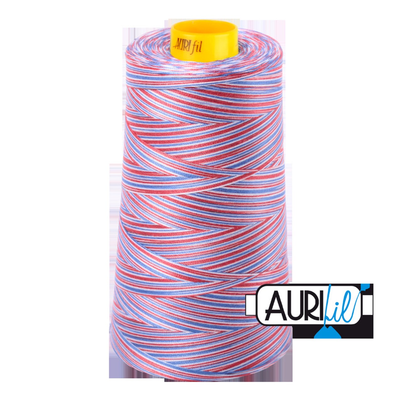 Liberty - Variegated (3852) | Forty3 (40wt, 3ply) Cone (3000M / 3280Y) | Aurifil Thread